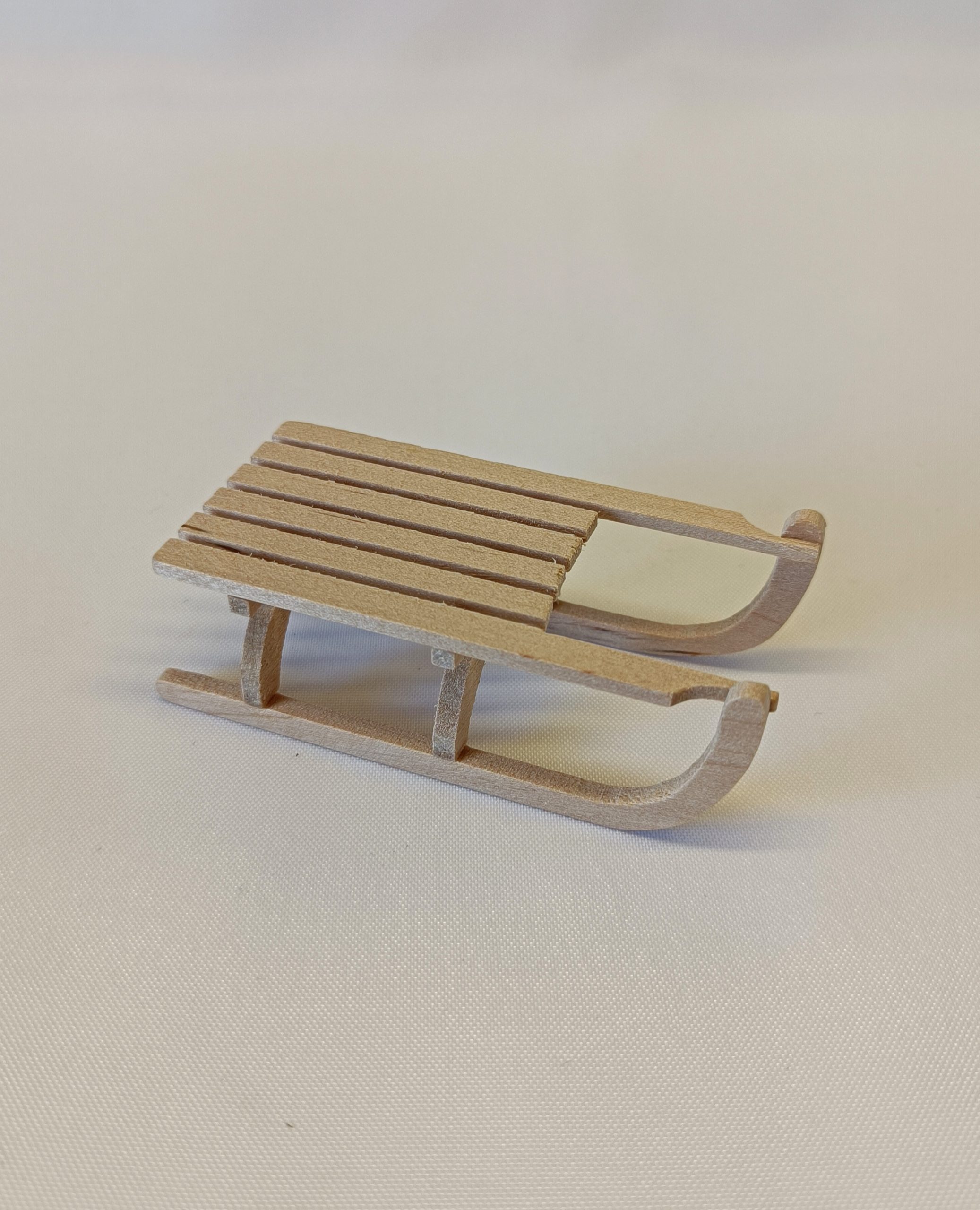 Traditional Wooden Sledge – Rylance House Miniatures